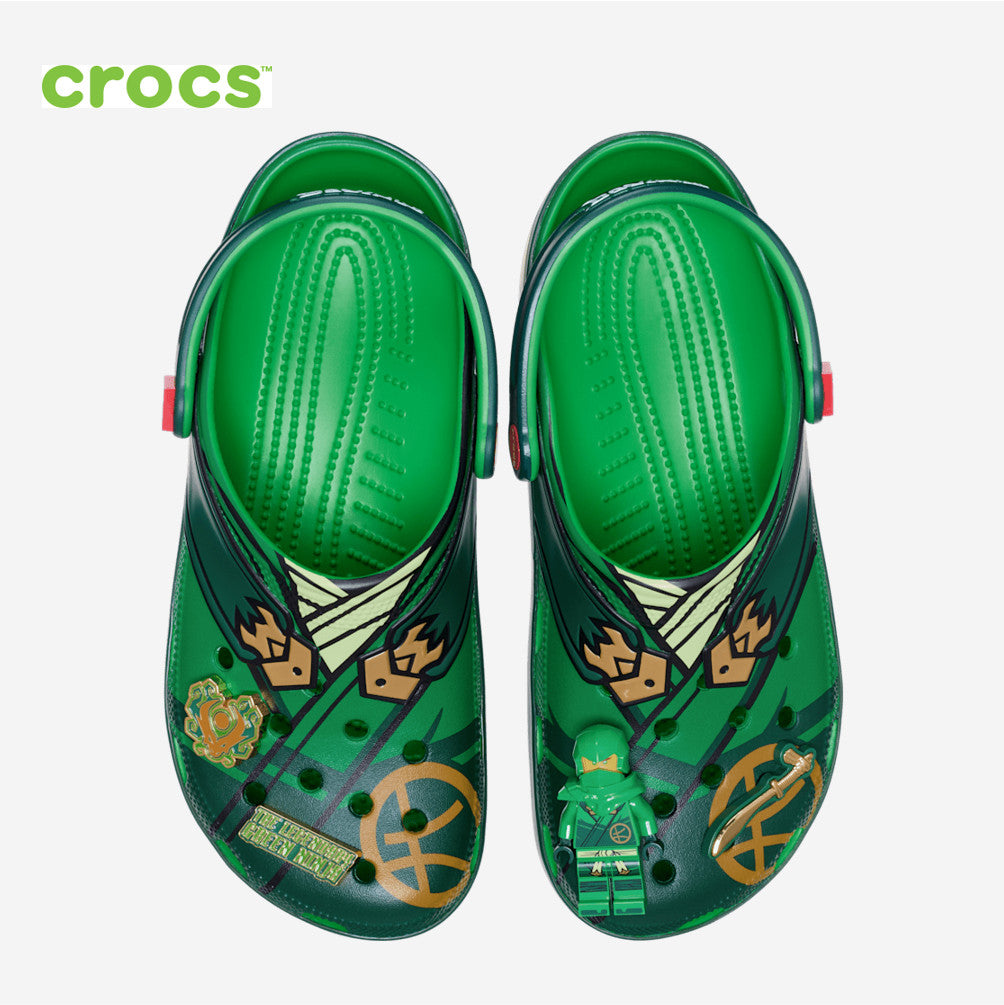 NEW CROCS Lego Ninjago Classic Clog 213553 Multi / Green UNISEX SIZE