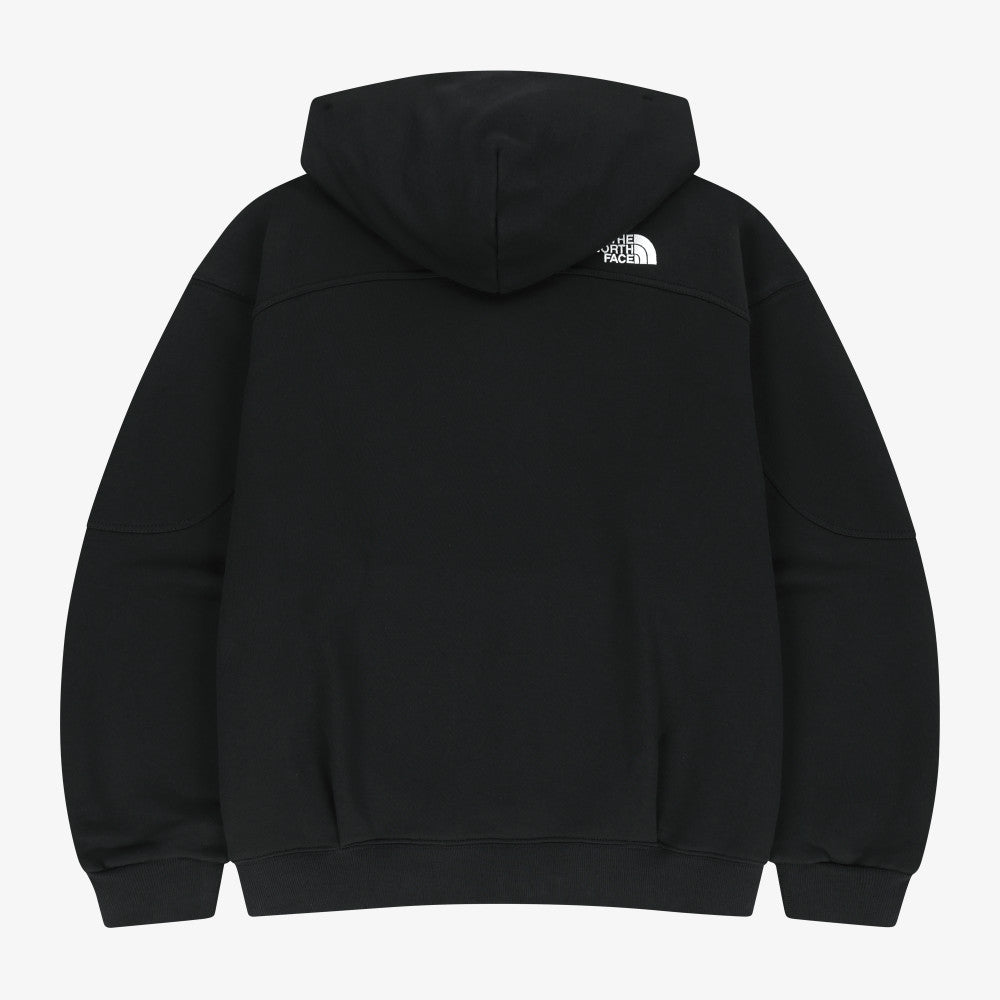 The North Face Korea WHITE LABEL EDGELINE HOOD PULLOVER NM5PS54J BLACK ASIAN FIT