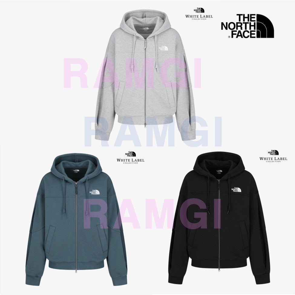 The North Face Korea WHITE LABEL EDGELINE HOOD ZIP UP JACKET NJ5JS54K BLACK ASIAN FIT