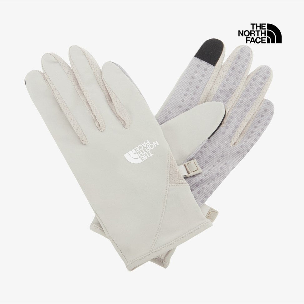NEW THE NORTH FACE COOL LIGHT GLOVE NJ3GS00B WHITE_SAND