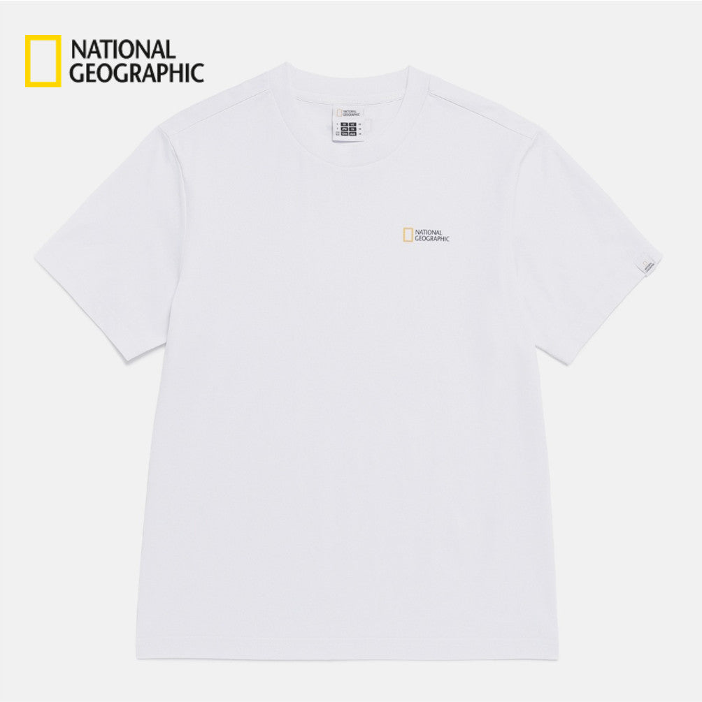 NEW National Geographic Sorona Cool Touch Short-Sleeve T-Shirt N262UTS891 WHITE Asian Fit