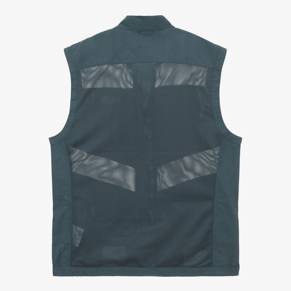 The North Face Korea M'S MESH FLY SMOKE_BLUE VEST NV5VS00B  ASIAN FIT