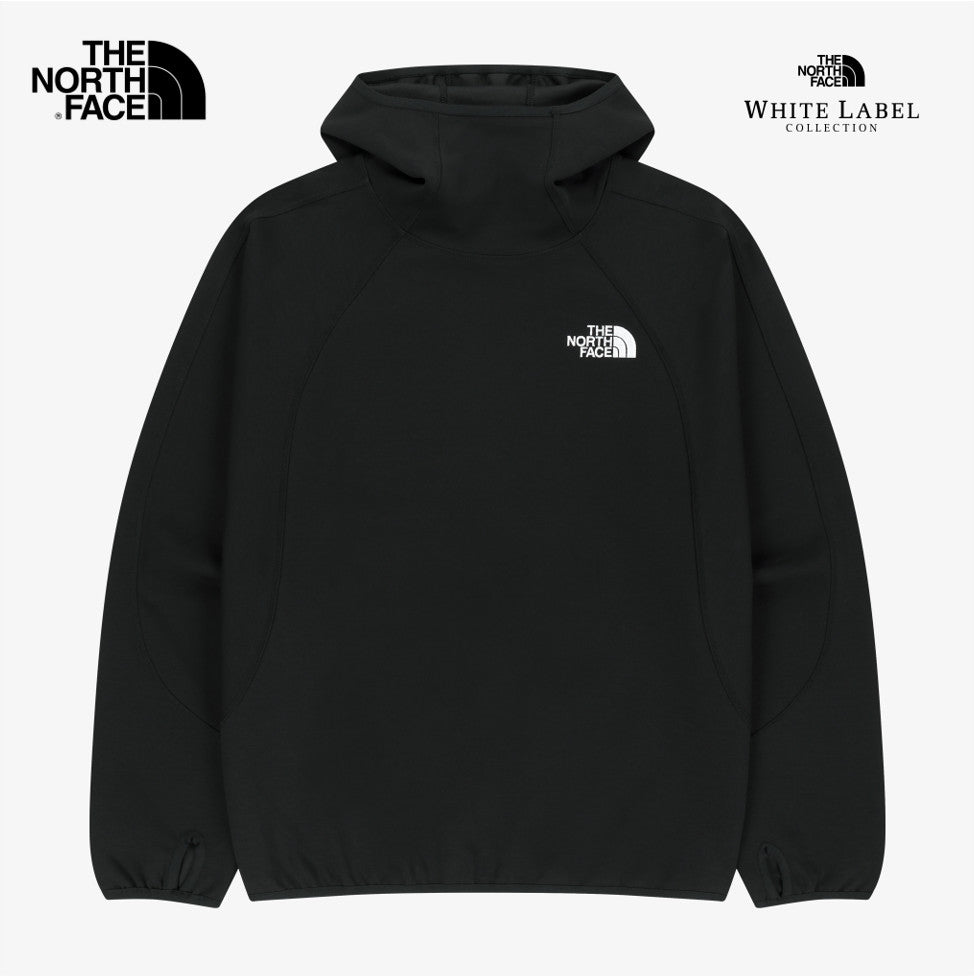 The North Face Korea WHITE LABEL COTIDIE HOOD PULLOVER NM5PS51J BLACK ASIAN FIT