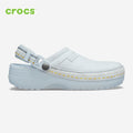 NEW CROCS Crafted Vegan Suede Stitch Clog 214048 Sky Ice Blue