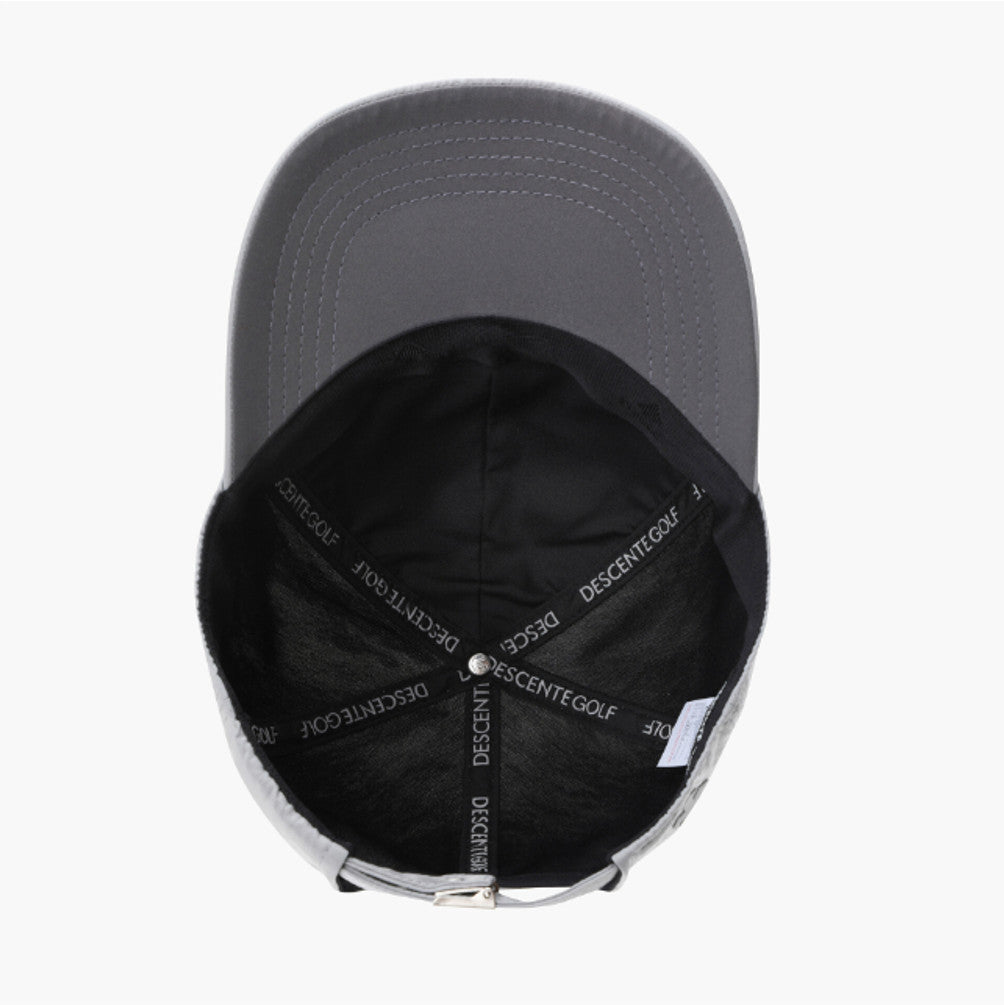 NEW DESCENTE GOLF Men's Woven Baseball Cap DR32MFCP88 Grey