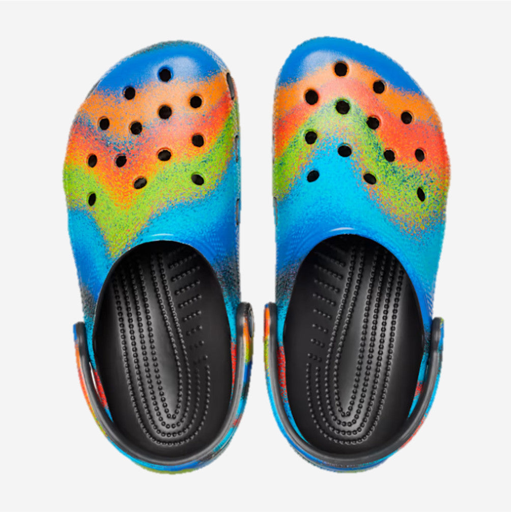 NEW CROCS Classic Spray Dye Clog 208054-0C4 Multi