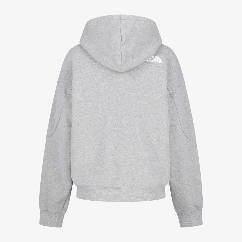 The North Face Korea WHITE LABEL EDGELINE HOOD ZIP UP JACKET NJ5JS54J GREY ASIAN FIT
