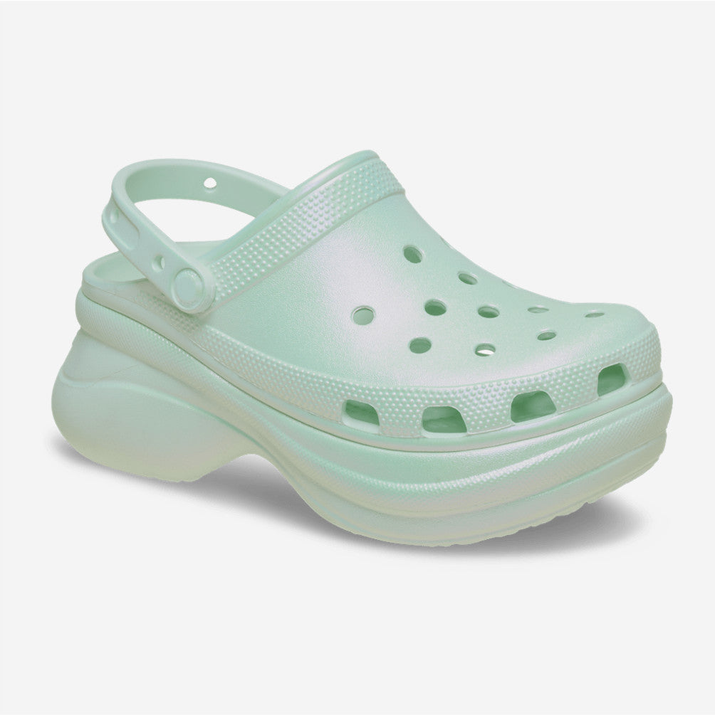 NEW CROCS Bae Iridescent Clog 213220 Retro Ice Green
