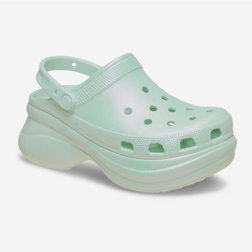 NEW CROCS Bae Iridescent Clog 213220 Retro Ice Green