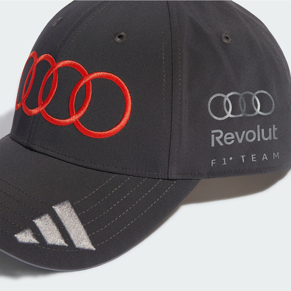 NEW adidas Motorsport AUDI REVOLUT F1 TEAM NICO HULKENBERG CAP KF3313 Utility Black GRAY