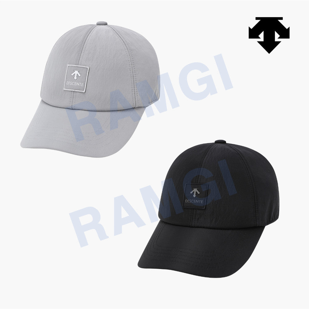 NEW DESCENTE GOLF Men's Woven Baseball Cap DR32MFCP88 BLACK