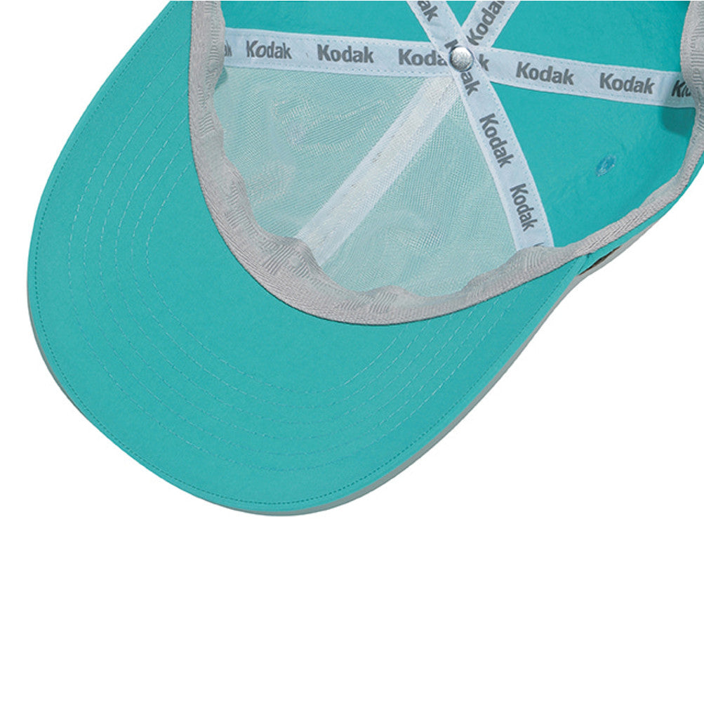 NEW KODAK APPAREL Relaxed-Fit Square Logo Nylon Baseball Cap BLUE K6243LCP33BLU UNISEX SIZE