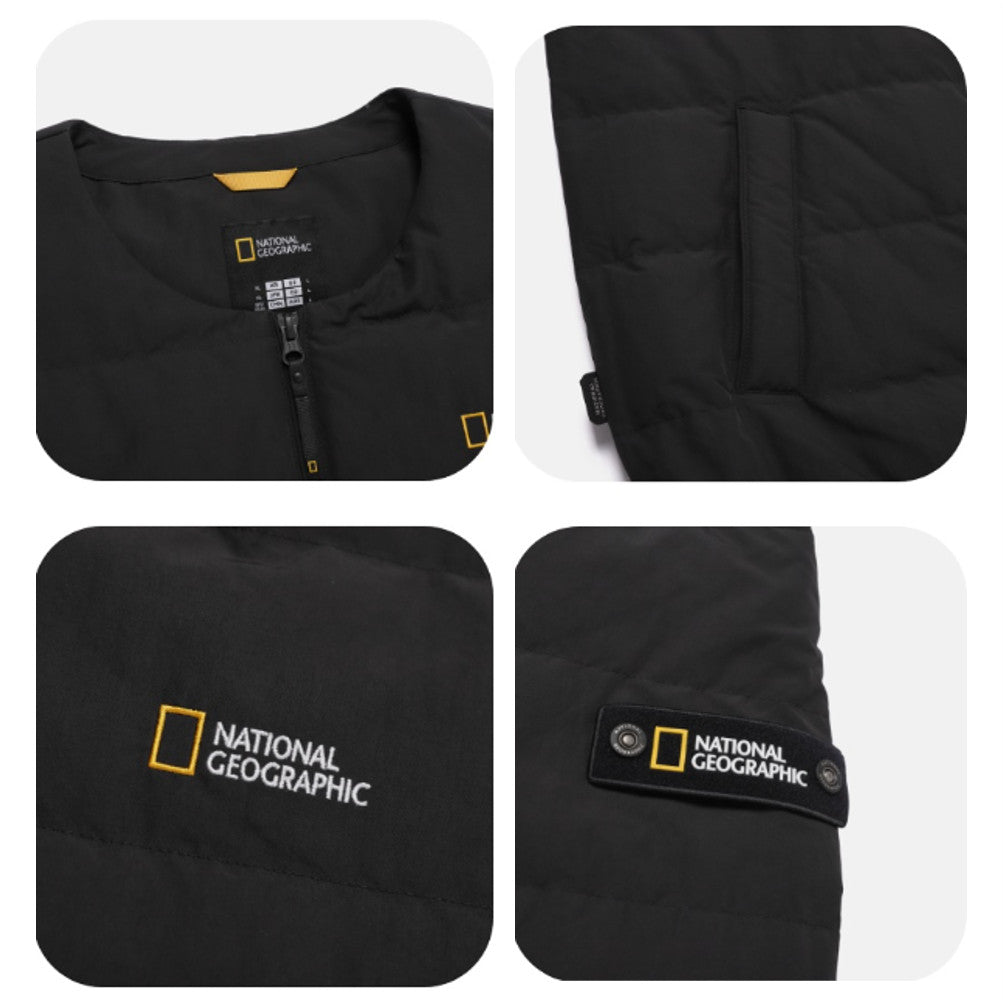 National Geographic Heron U-Neck Lightweight Goose Down Jacket N264UDW920 BLACK Asian Fit