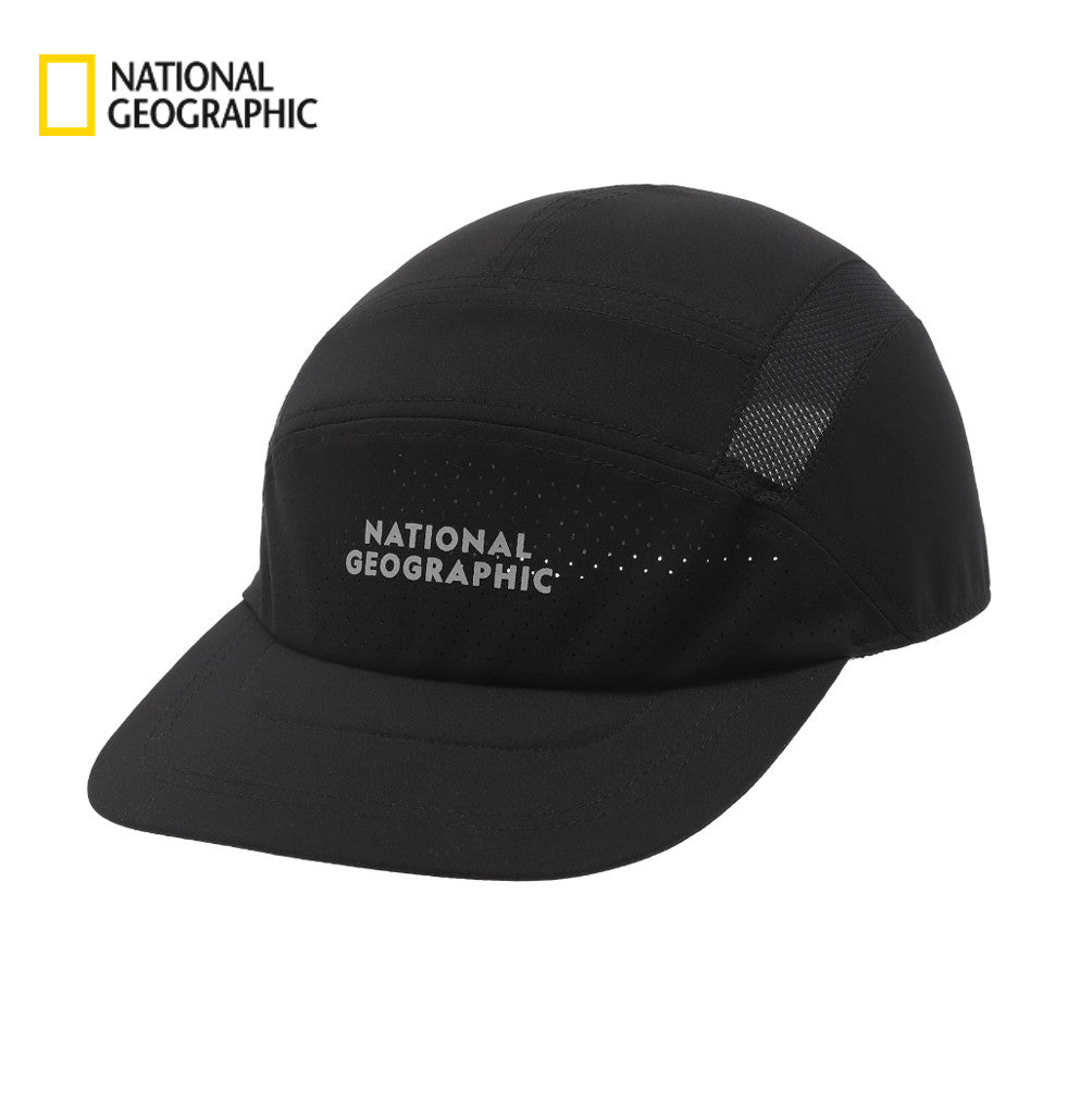 NEW National Geographic Running Core Nature Run Cap N265AHA220 BLACK UNISEX SIZE