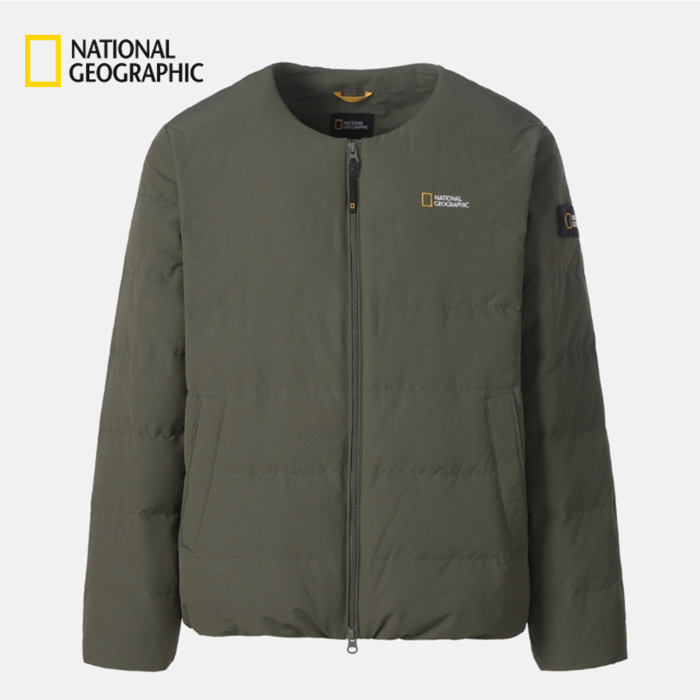 National Geographic Heron U-Neck Lightweight Goose Down Jacket N264UDW920 GREEN Asian Fit
