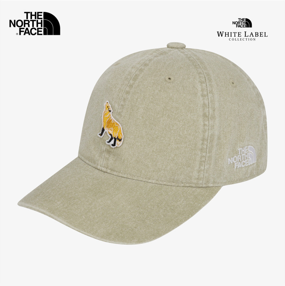 NEW THE NORTH FACE WHITE LABEL NE3CS06N  LOGO BALL CAP_WP Wappen LIGHT_BEIGE