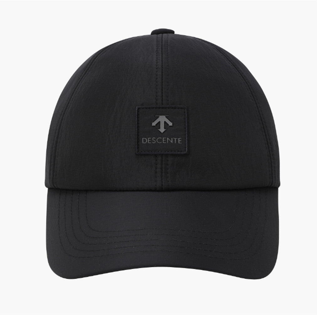 NEW DESCENTE GOLF Men's Woven Baseball Cap DR32MFCP88 BLACK