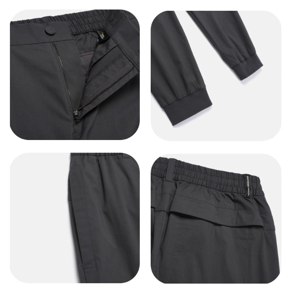National Geographic Semi-Loose Fit Jogger Cargo Pants N262MPT020 GREY ASIAN FIT
