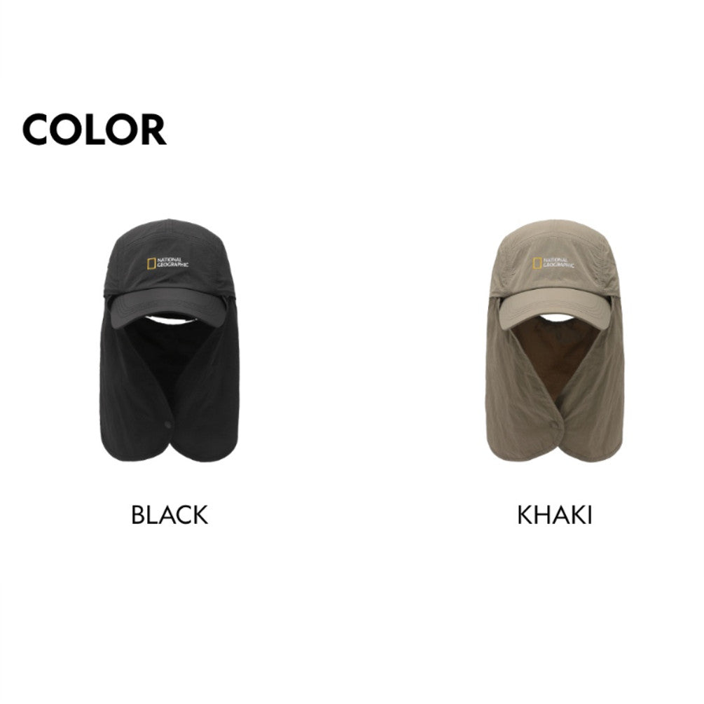 New National Geographic Sun Visor Cap N265AHA710 KHAKI UNISEX SIZE