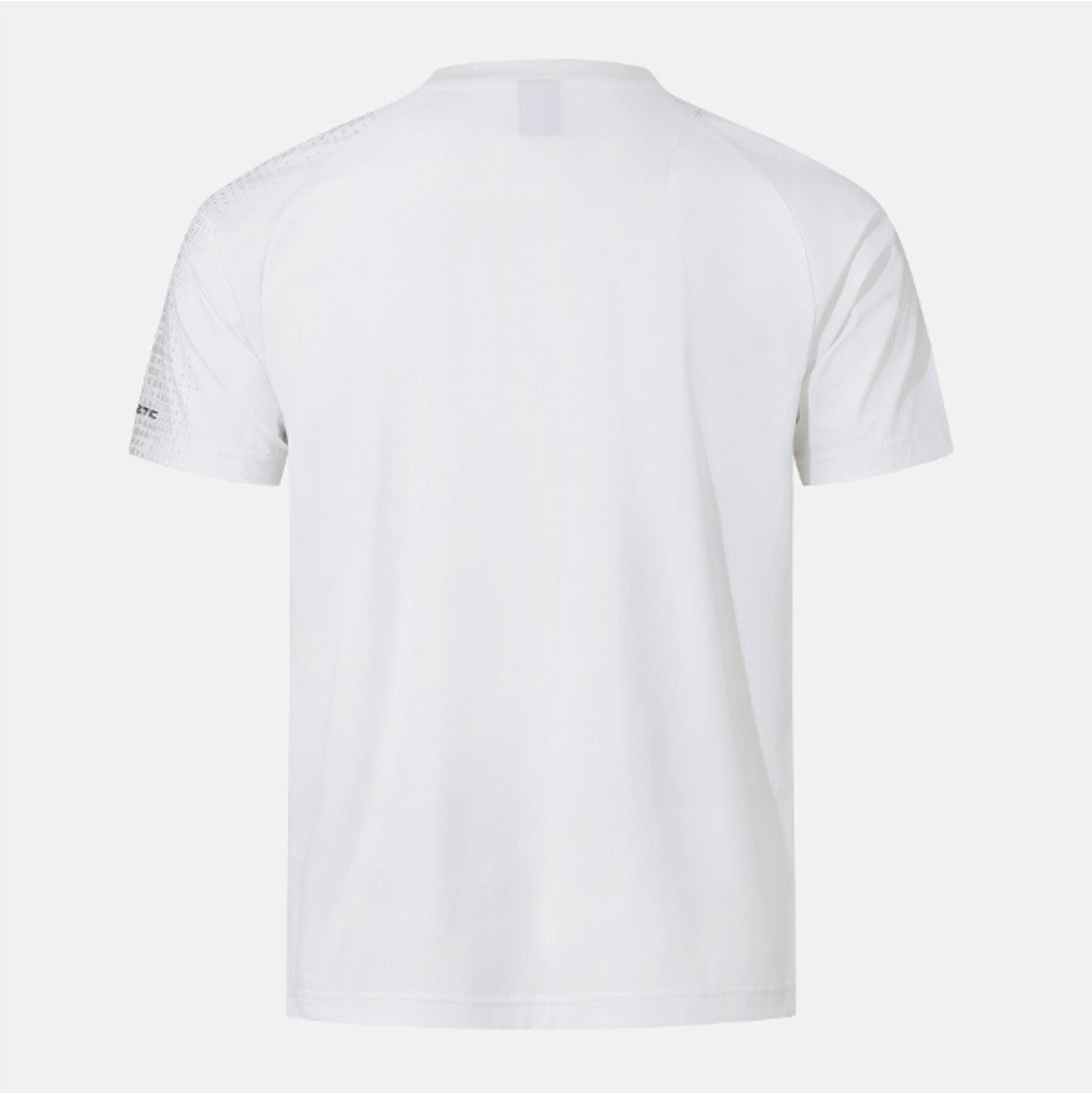 DESCENTE Men's Cooling Tricot Graphic Short-Sleeve T-Shirt SR311TTS76 WHITE ASIAN FIT