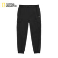 National Geographic Semi-Loose Fit Jogger Cargo Pants N262MPT020 BLACK ASIAN FIT