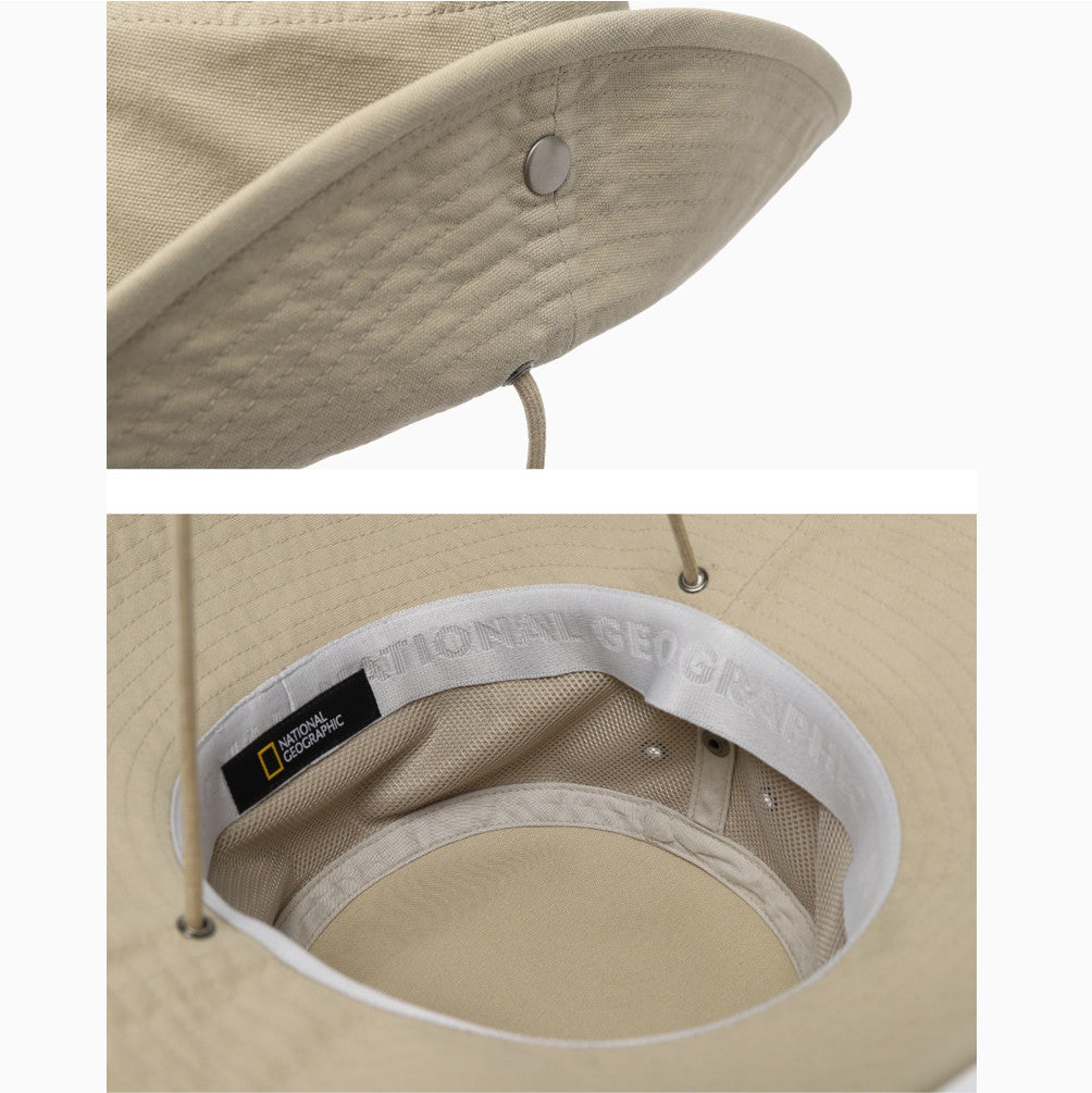 New National Geographic Safari Hat Cotton BEIGE N265AHA160  UNISEX Adults