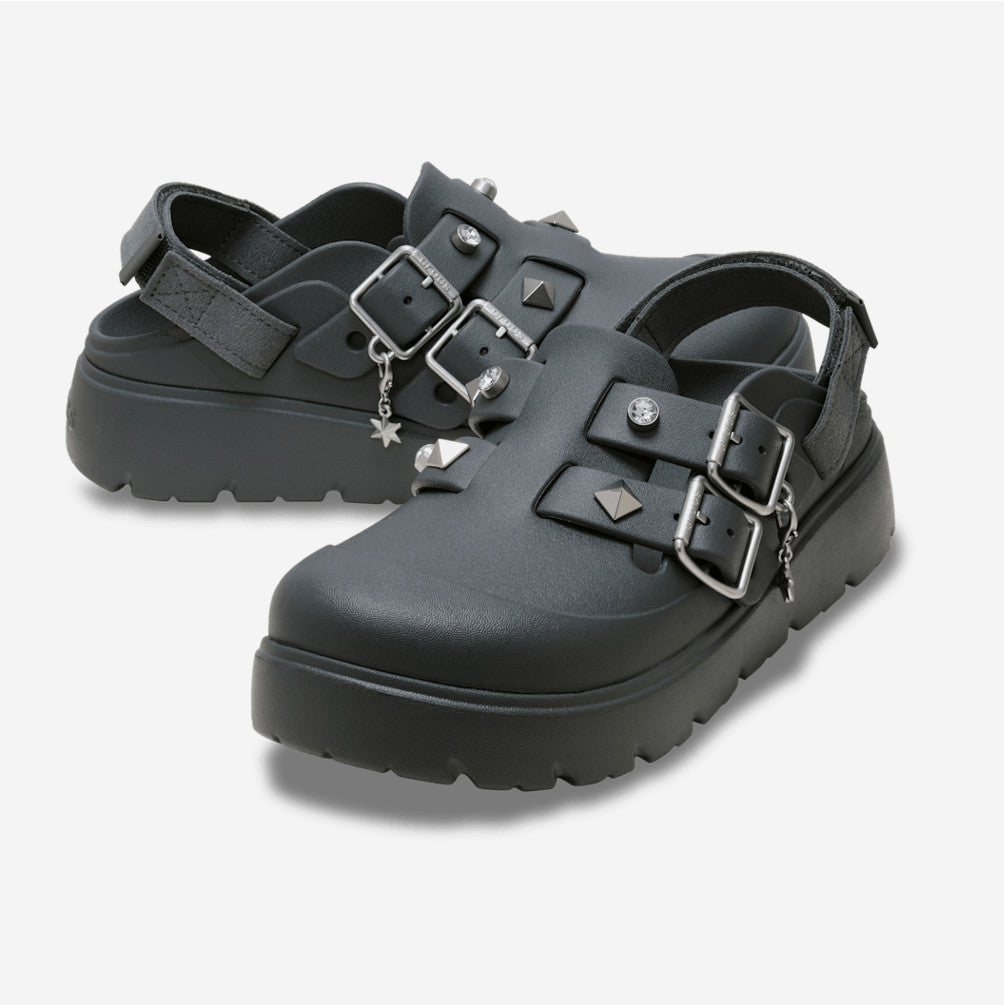 NEW CROCS Loaferette Star Studded Clog 214212 Black