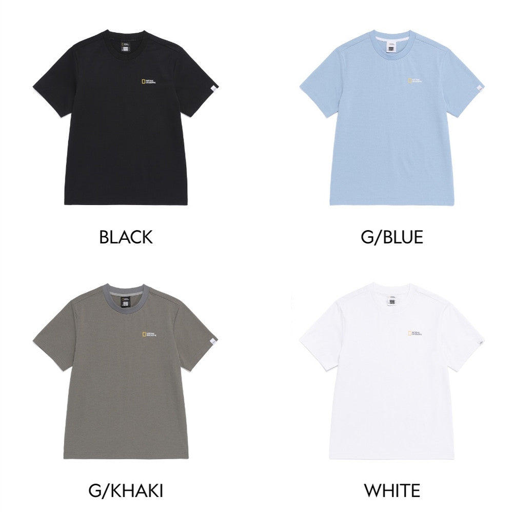 NEW National Geographic Sorona Cool Touch Short-Sleeve T-Shirt N262UTS891 BLACK Asian Fit